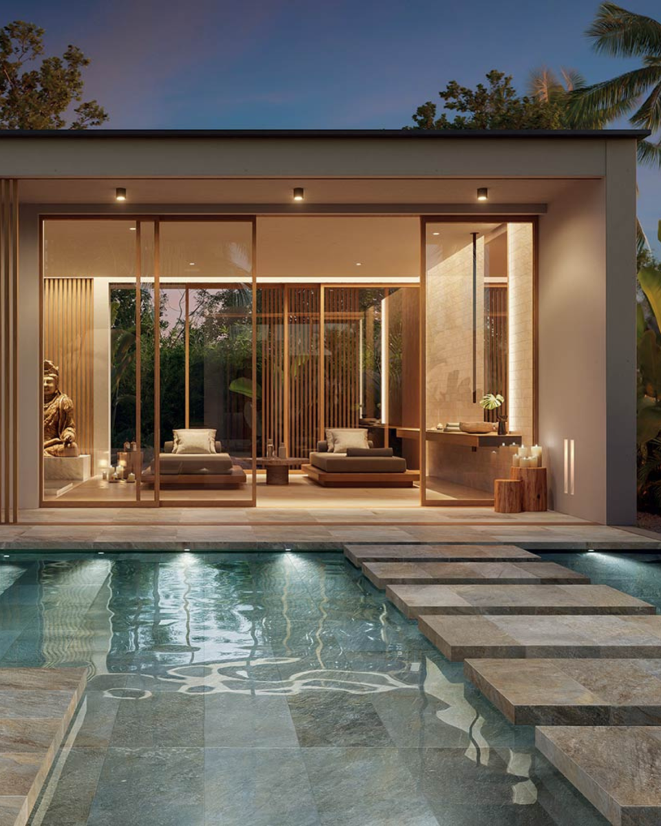 Carrelage en grès cérame effet pierre de Bali à proximité de Brignoles 83 Var